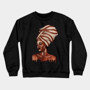 Beautiful African woman Dripping Melanin Crewneck Sweatshirt